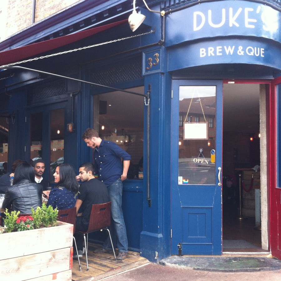 Dukes Brew and Que Hoxton American BBQ review.JPG